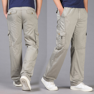 夏日舒适之选 加肥加大码纯棉休闲工装裤，打造自在型格